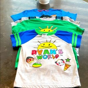 Lot of Ryan’s World Shirts